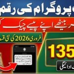 Benazir Kafaalat 13500 February 2026 Payment